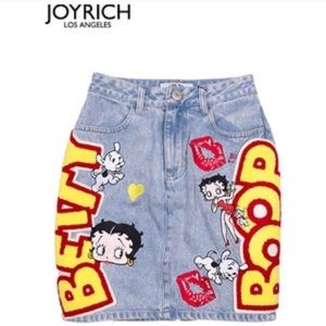 Joyrich skirt Betty Boop rare